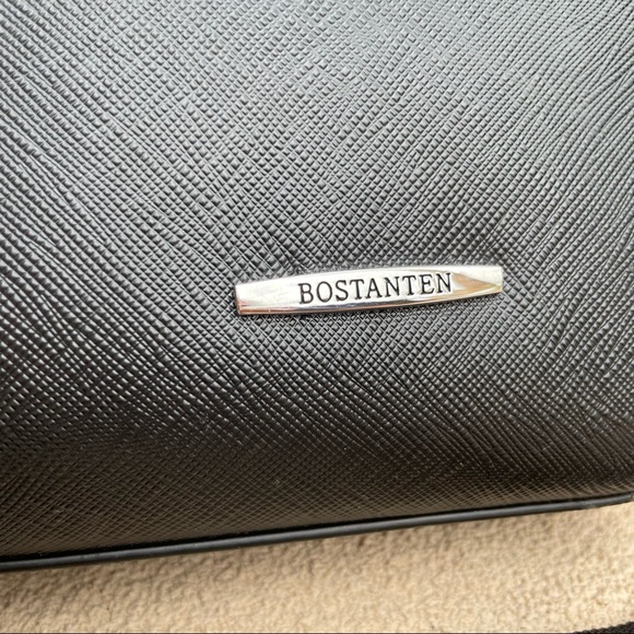 🆕BOSTANTEN Formal Leather Briefcase LAPTOP BUSINESS Shoulder BAG - Picture 4 of 16
